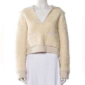 helsa Hartley v neck boucle sweater